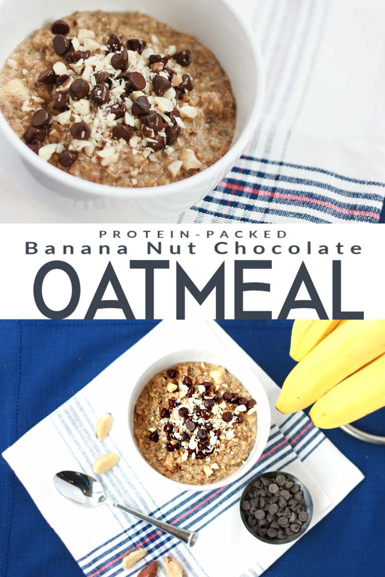PROTEINPACKED BANANA NUT OATMEAL WITH CHOCOLATE Home Harvest Health